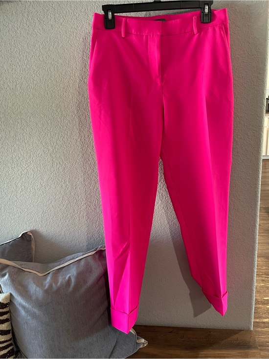 Vince Camuto Pants - Vince Camuto Hot Pink Tailored Ankle Trousers